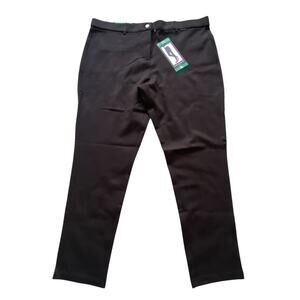 NWT Womens Mario Serrano Italy Black Stretch Pants, Size XL